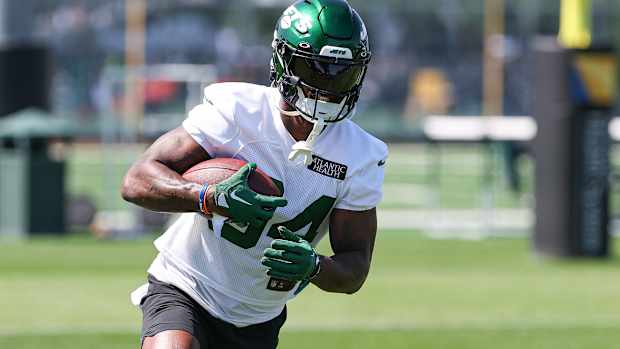 WR Corey Davis (84) at Jets' Training Camp on July 22